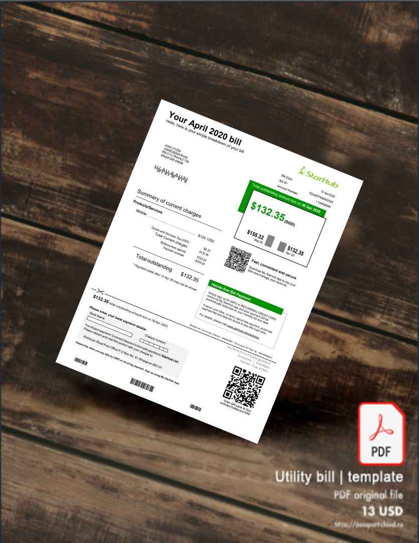 Utility bill | Albanian Power | Albania